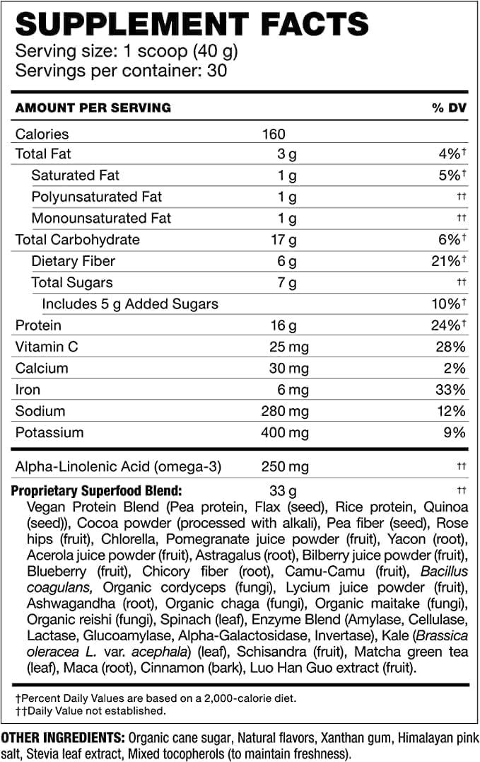 Shakeology Shakeology Sampler Pack Vegan Protein Powder, Gluten Free Superfood Protein Shake with Supergreens, Probiotics for Gut Health, Adaptogens, Vitamins, 16g Plant Protein per Serving