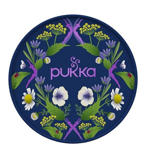 Pukka Pukka Tea Organic, Herbal Tea Sampler For Everyday Wellness, Best for Birthdays, Anniversaries & Holidays, Caffeine Free, 90 Bags, 6 Flavors