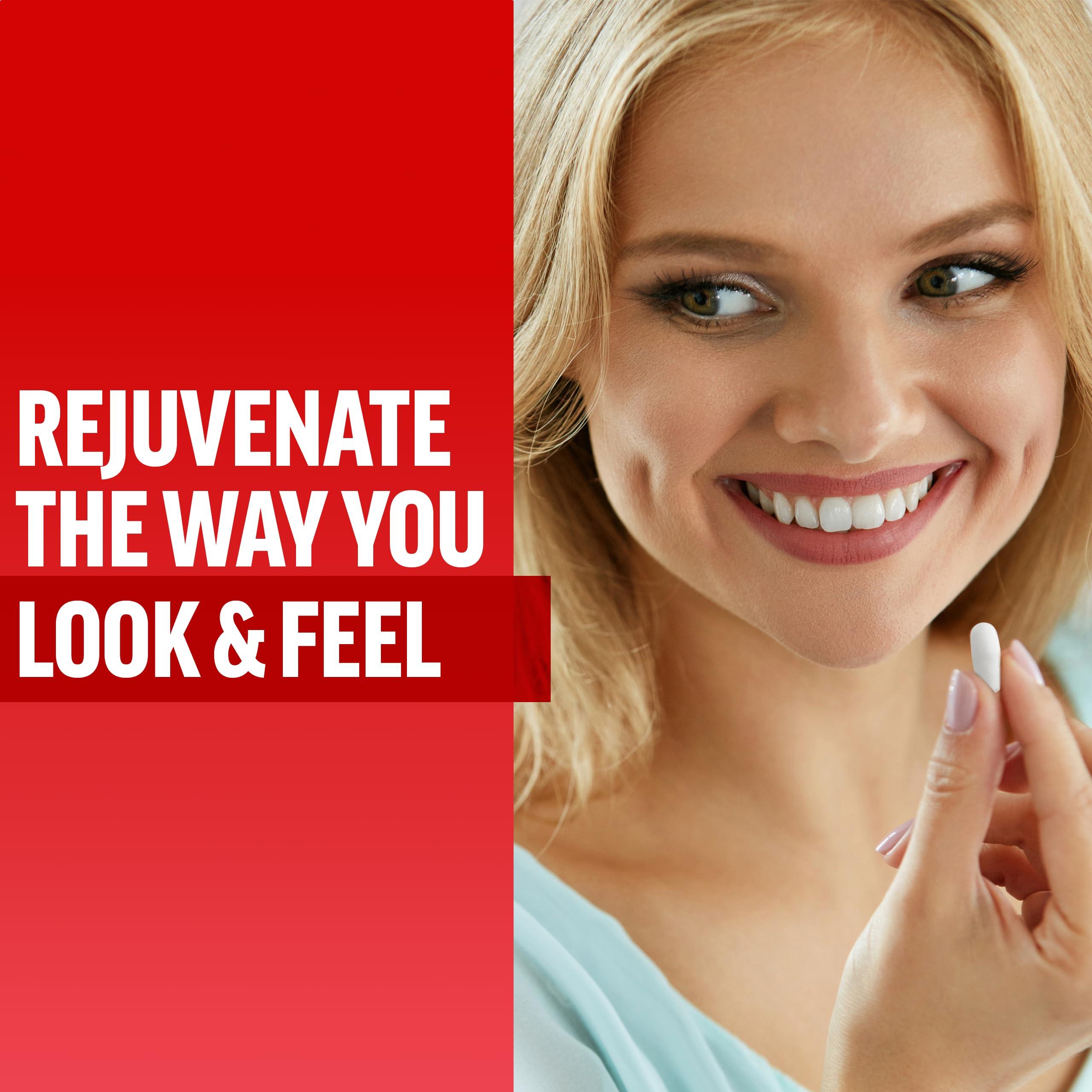 Force Factor FORCE FACTOR Collagen Peptides, Collagen for Women and Men Made with Hydrolyzed Bovine Collagen Type 1 & 3 for Healthy Hair, Skin, Nails, & Joints, Premium Quality, Non-GMO, 120 Collagen Pills