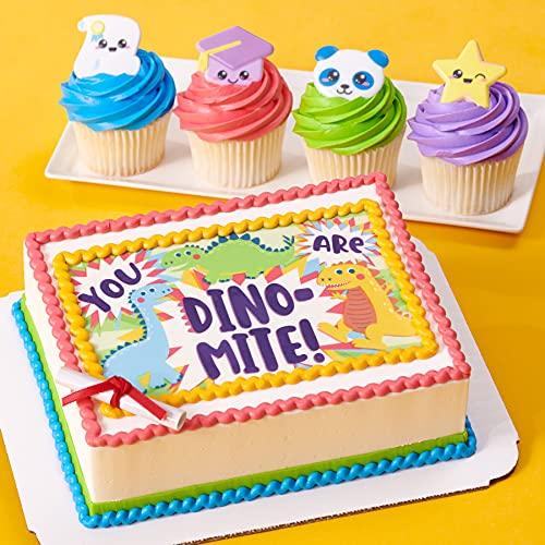 DecoPac PhotoCake® Frosting Sheets, Edible Frosting Sheets for Cakes, Edible Printer Paper, 1/4 Sheet, 8.5 x 11 inch (Pack of 24)