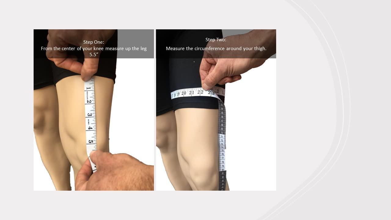 Alpha Medical Alpha Medical Slip-on Compression Support Knee Brace With Support Stays Knee Stabilizer Support Knee Pain Relief (Large, Black)