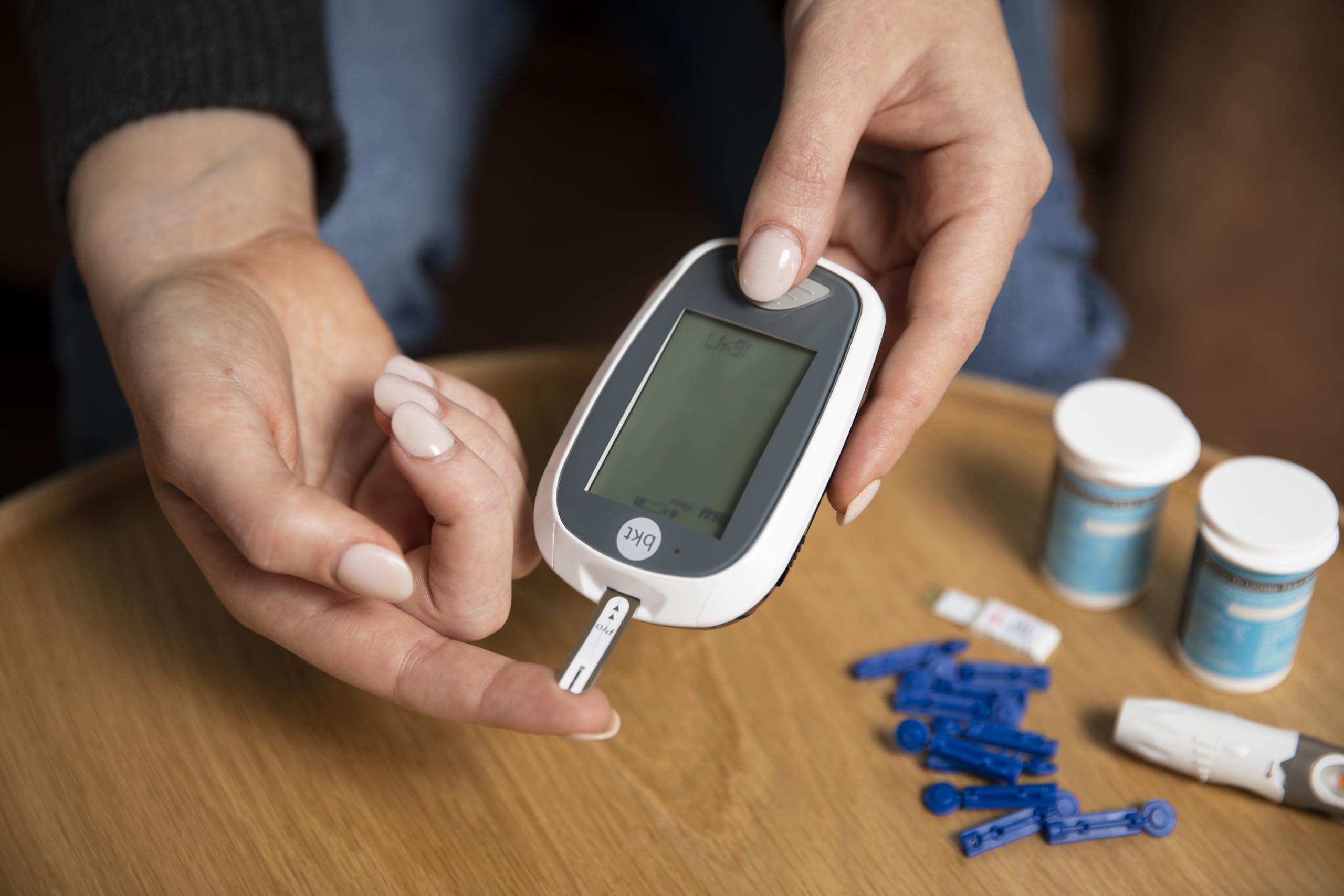 BKT Best Ketone Test BEST KETONE TEST | Dual Blood Ketone and Blood Glucose Test Meter (TD-4279) | METER ONLY