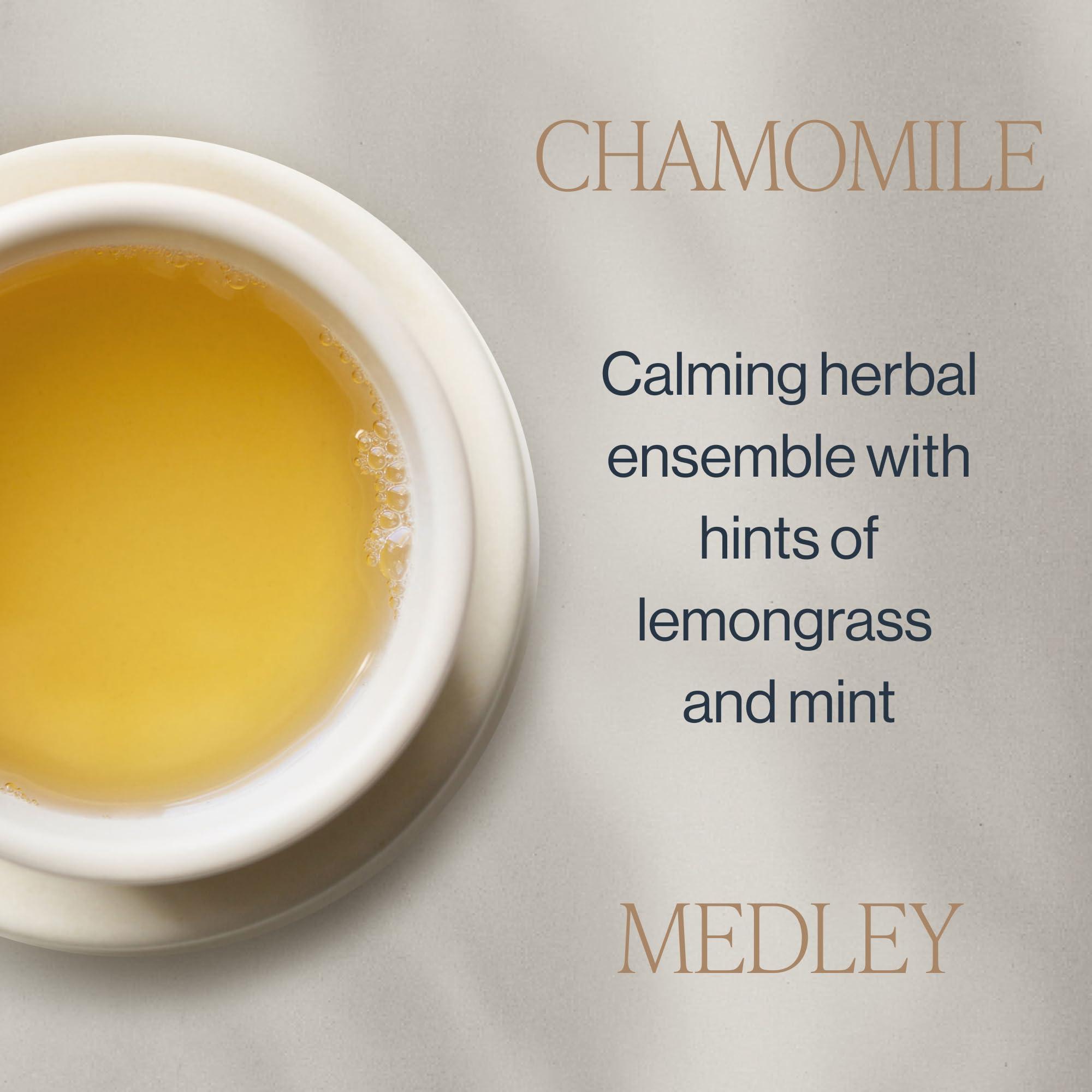 Rishi Tea Rishi Tea Chamomile Medley Herbal Tea - Organic, Caffeine Free Sachet Tea Bags, Sleep Friendly Calming Chamomile Flowers with Lemon Verbena & Mint - 15 Count (Pack of 1)
