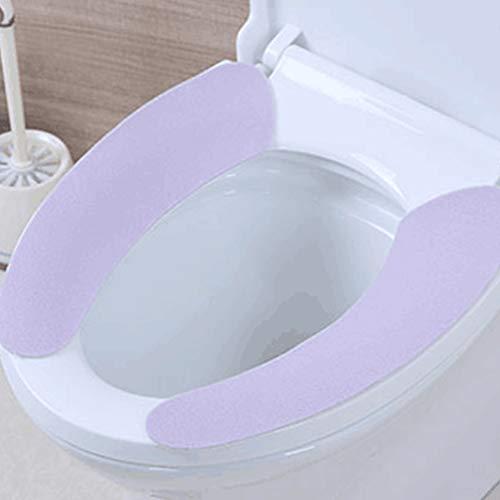 TOPBATHY 4 Pairs Toilet Lid Warm Toilet Seat Cover Washable Toilet Disposable Toilet Pad Bathroom Pads Toilet Warmer Bathroom Cushion Potty Covers Bathroom Cover Toilet Cover