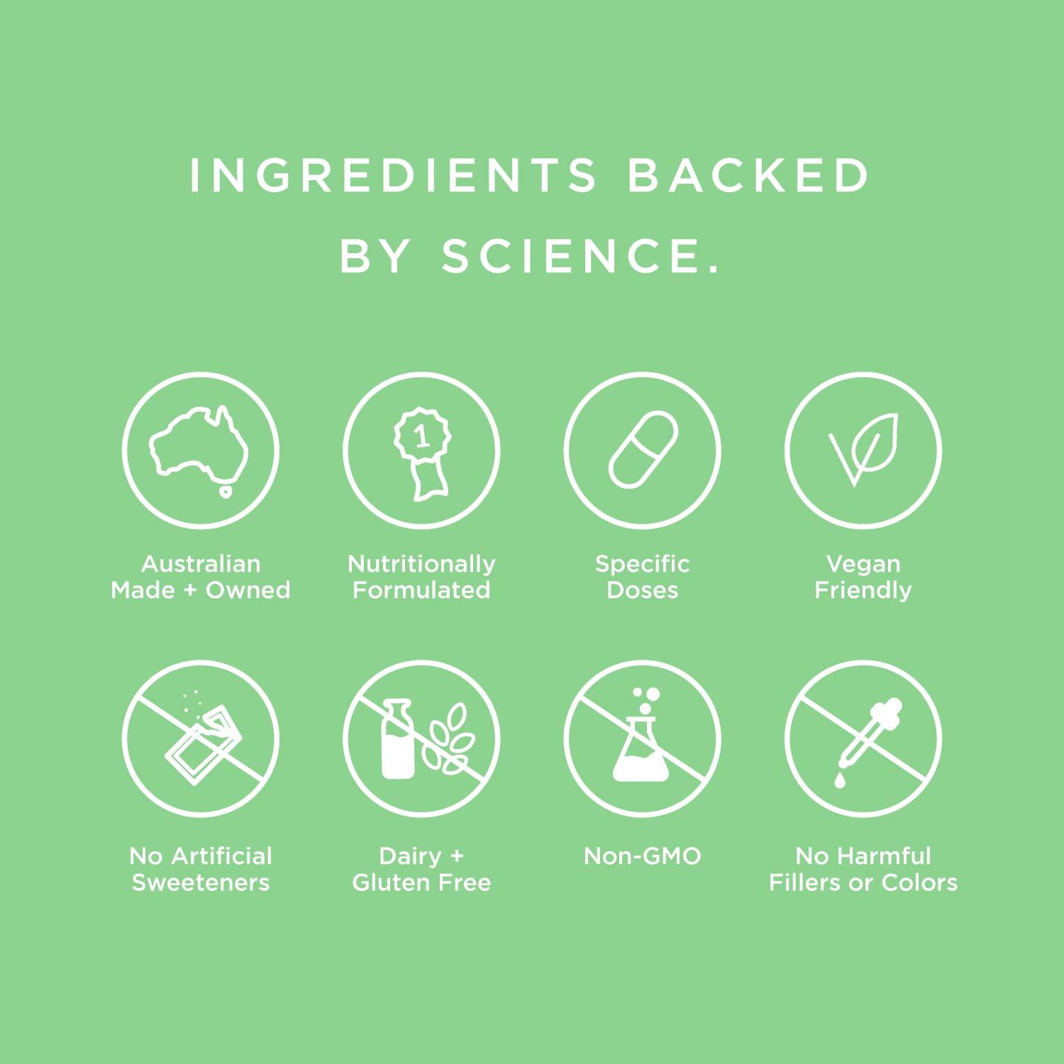 JSHealth JSHealth Super Greens Powder - Greens & Collagen Powder - Superfood Powder with Marine Collagen Peptides, Vitamins & Veggies, 30 Servings