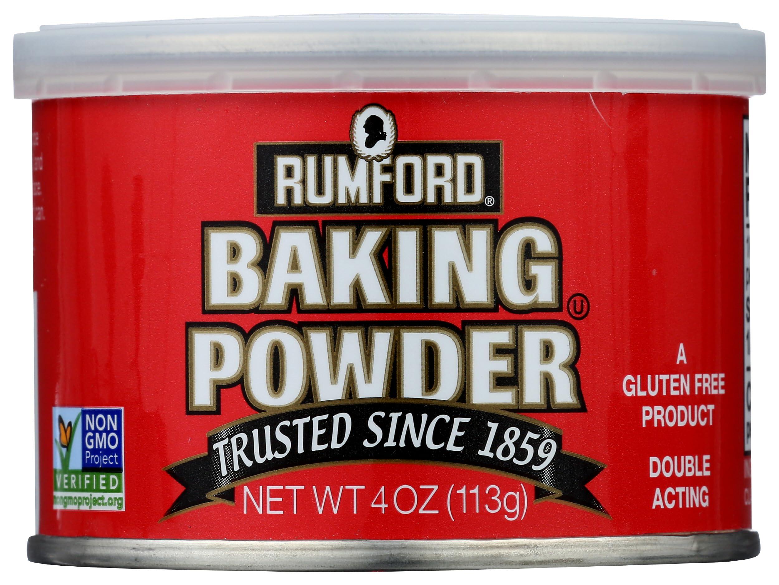 Rumford Rumford Baking Powder, Kosher, Gluten Free & Non-GMO, 4 Ounce (Pack of 24)