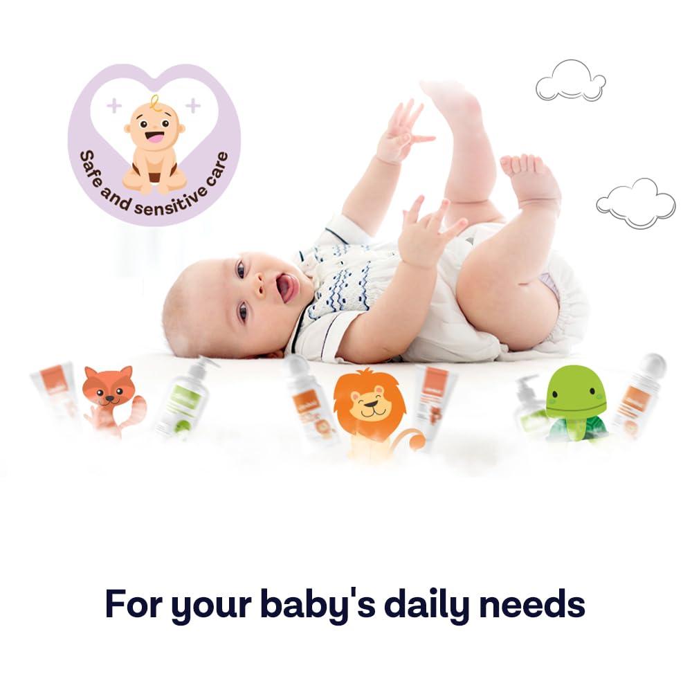 Clinikid Clinikid My Baby\'s Daily Need Kit, Baby Lotion and Baby Wash Set, Baby Kits for Newborns, Gentle Skin Care