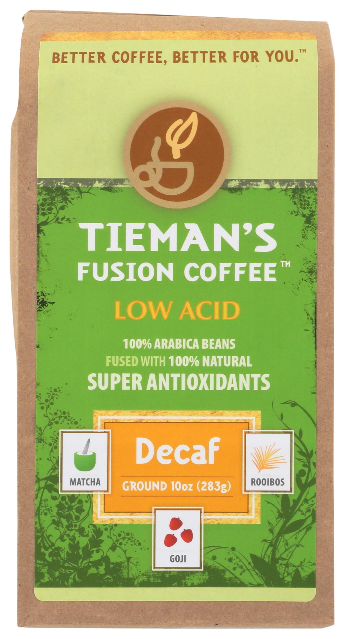 Tiemans Coffee TIEMANS COFFEE Premium Ground Decaf Coffee, 10 OZ