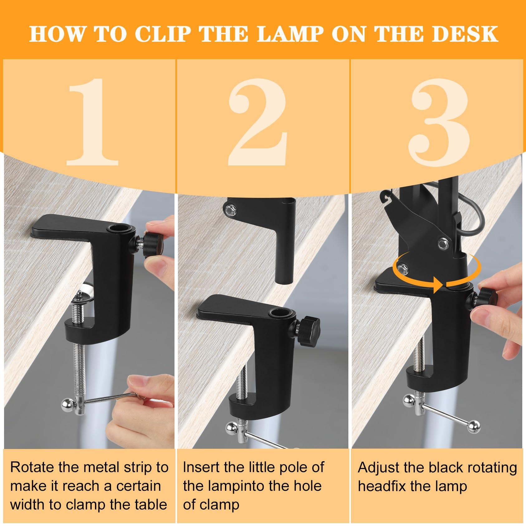 BBYESE 10X Magnifying Glass with Light and Stand Desk Magnifying Glass Light Table Loupe with Heavy Base 3 Color Dimmable LED Lamp for Close Work Precision Machinery Repair Reading Craft