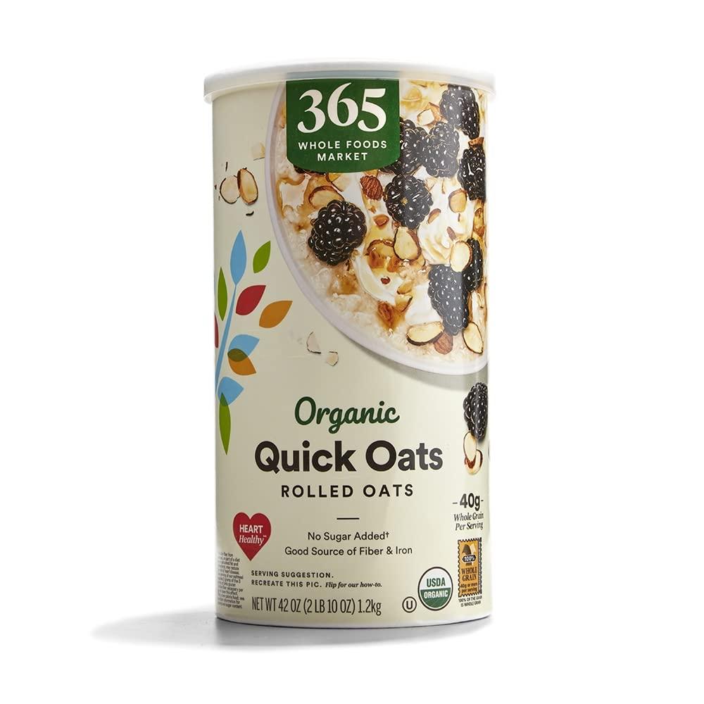 365 by Whole Foods Market 365 by Whole Foods Market, Organic Quick Oats, 42 Ounce