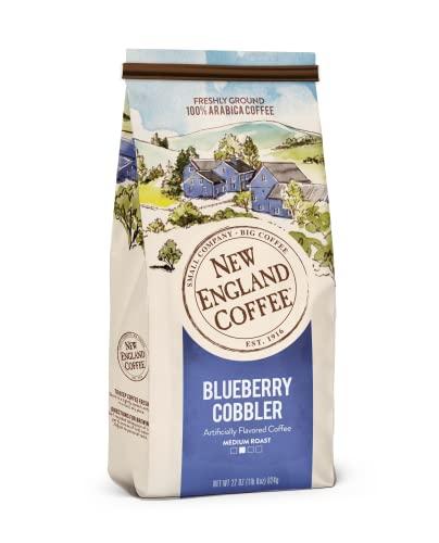 New England Coffee New England Coffee Blueberry Cobbler Medium Roast Ground Coffee, 22oz Bag (Pack of 1)