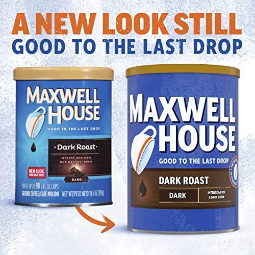 MAXWELL HOUSE Maxwell House Dark Roast Ground Coffee (10.5 oz Canister)