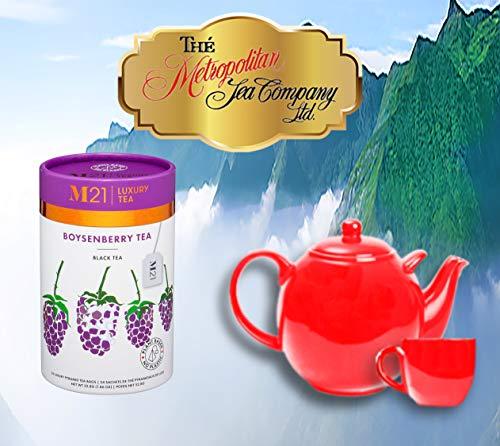 Metropolitan Tea Metropolitan Tea M21 Luxury Boysenberry Tea 24 Pyramid Bags
