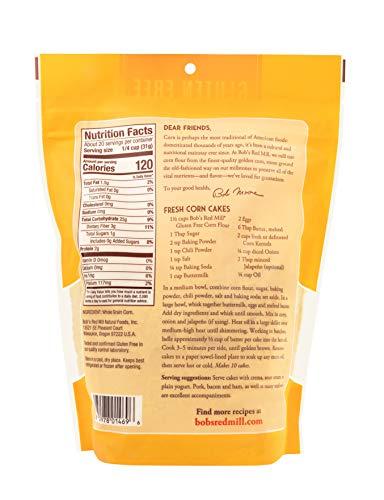 Bob's Red Mill Bob\'s Red Mill Corn Flour, Whole Grain, Gluten Free, 22 Ounces (Pack Of 4)