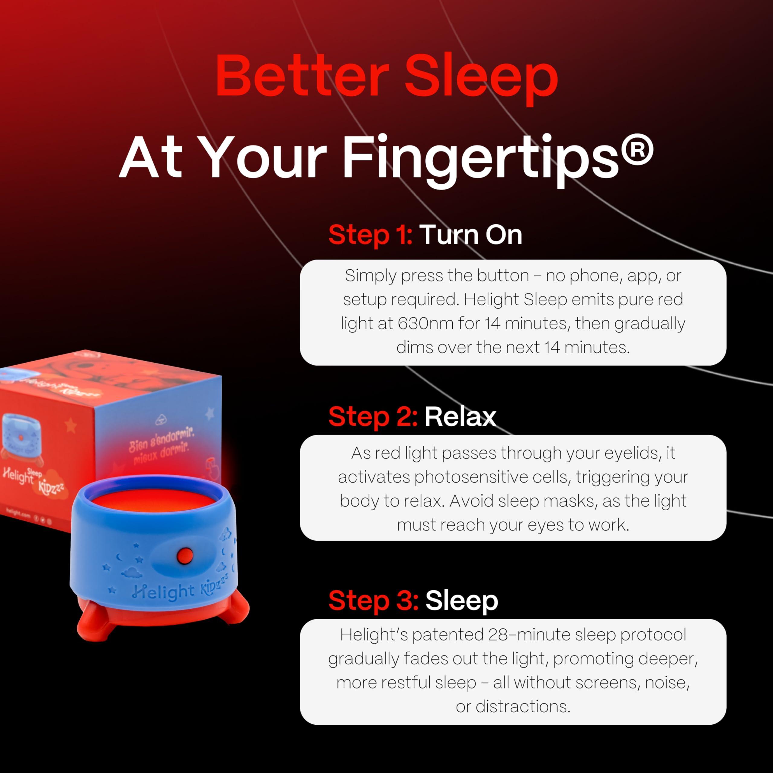 Helight Helight Sleep Kids Red Light Therapy Sleep Device 630nm Pure Red Light for Better Sleep Sleep Aid to Support Deep Relaxation and Quality Sleep Backed by Science for Babies & Kids Bedrooms