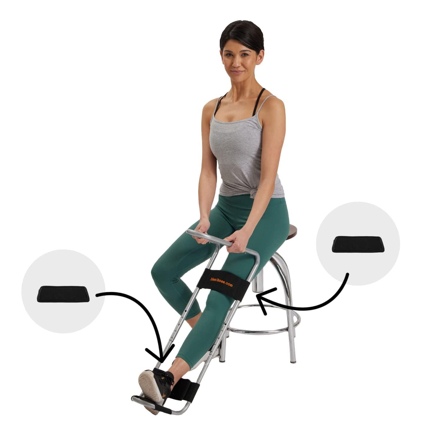 IdealStretch IdealKnee Two Pad - Advanced Knee Extension & Pain Relief Device - Endorsed by PTs & Surgeons - Ideal for ACL, MCL Recovery, Athletes, Therapy & Rehab