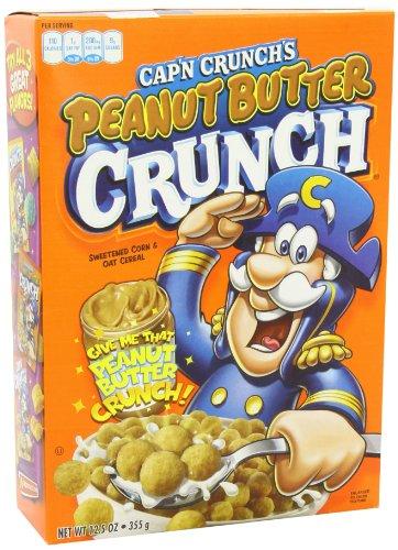 Cap'n Crunch Quaker Cap\'n Crunch Peanut Butter, 14-Ounce Boxes (Pack of 6)