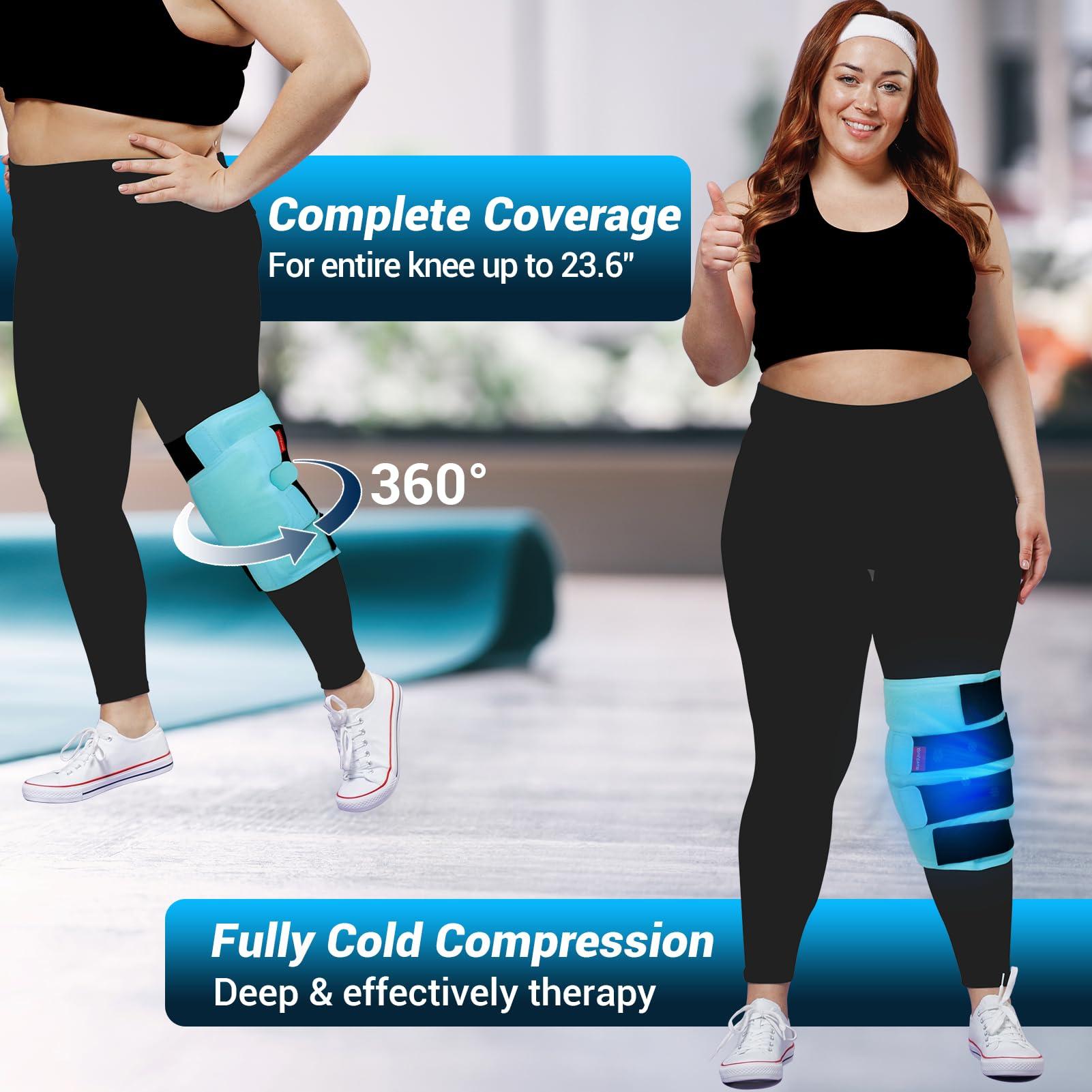 Comfytemp Comfytemp Extra Large Knee Ice Pack Wrap and Wrist Ice Pack Wrap for Carpal Tunnel Relief Bundles