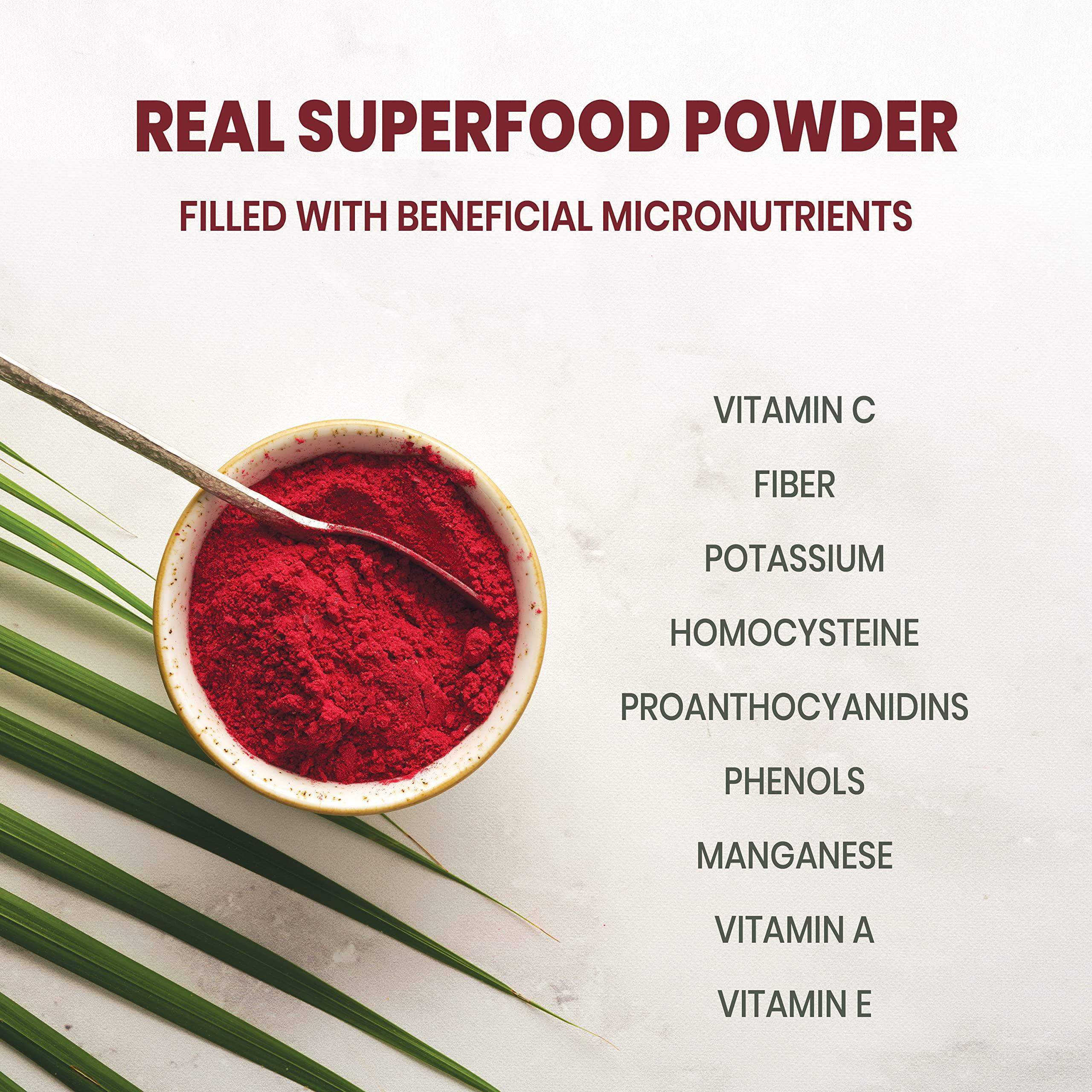 Jungle Powders Jungle Powders Freeze-Dried Strawberry & Organic Wild Cranberry Powders Combo - 3.5oz Strawberry Powder & 5oz Wild Cranberry Powder for Baking, Smoothies, Flavoring - Additive-Free Superfood Extracts