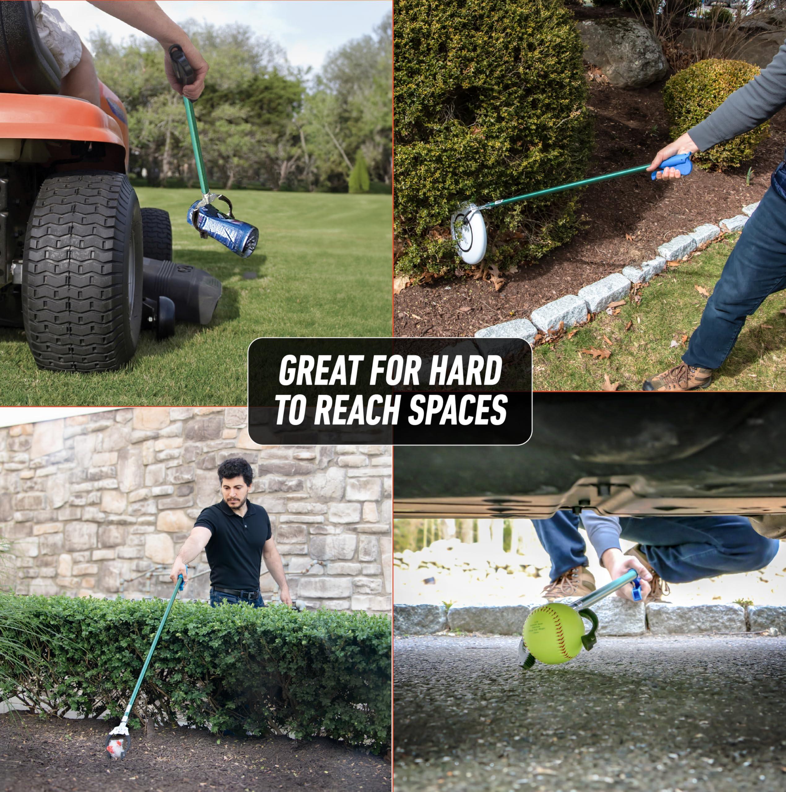 Unger Unger Professional 36 Nifty Nabber, 2 Count Reacher Grabber Tool & Trash Picker, Built-in Magnet & Ergonomic Grip, Grabber Reacher, Grabber Tool for Seniors, Claw Grabber Pickup Tool