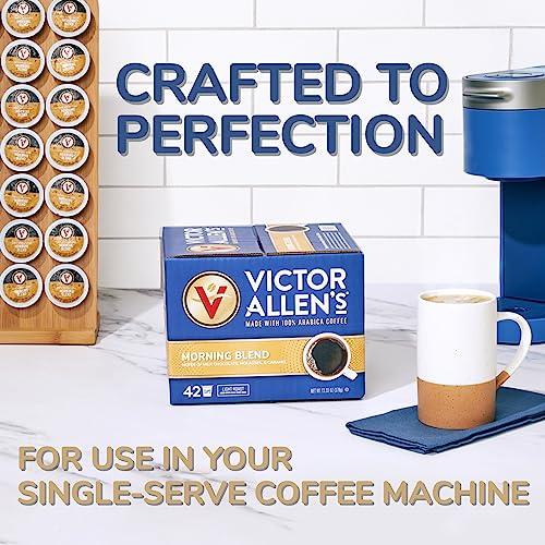 Victor Allen Victor Allen\'s Coffee Caramel Macchiato Flavored, 80 Count, Medium Roast, Single Serve Coffee Pods for Keurig K-Cup Brewers