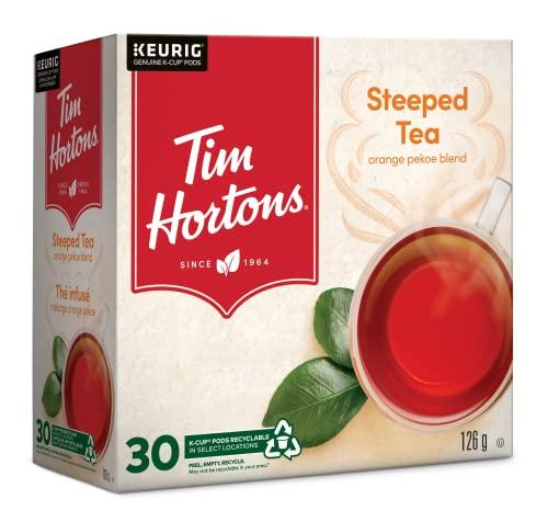 Tim Hortons Tim Hortons Steeped Orange Pekoe Tea, Black Tea, Single Serve Keurig K-Cup Pods, 30 Count