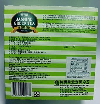 Tradition Tradition Jasmine Green Tea Bag (100bags) X 1 by Tradition