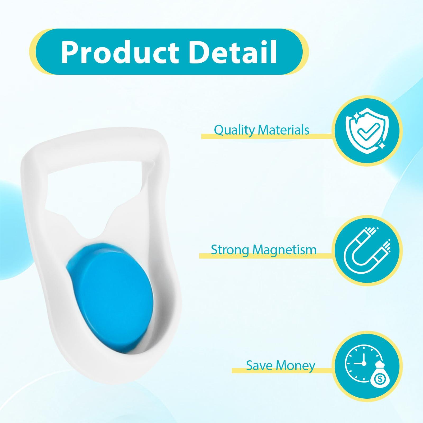 PalpitateC PalpitateC Magnetic Cpap Headgear Clips Compatible with Resmed AirFit AirTouch F20, F30, N10, N20 Cpap Mask Replacement Clips, for Replacement Resmed Cpap Headgear Clips Accessories 3 Pairs