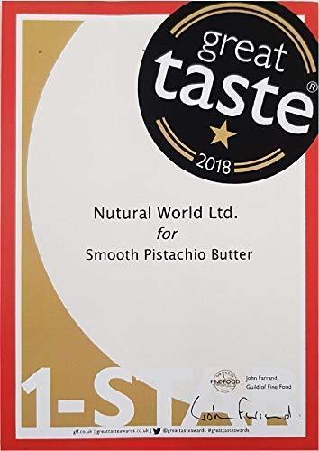 Nutural World Nutural World - Smooth Pistachio butter 6 Oz (170g) - 100% pure single ingredient - Great Taste Award winner