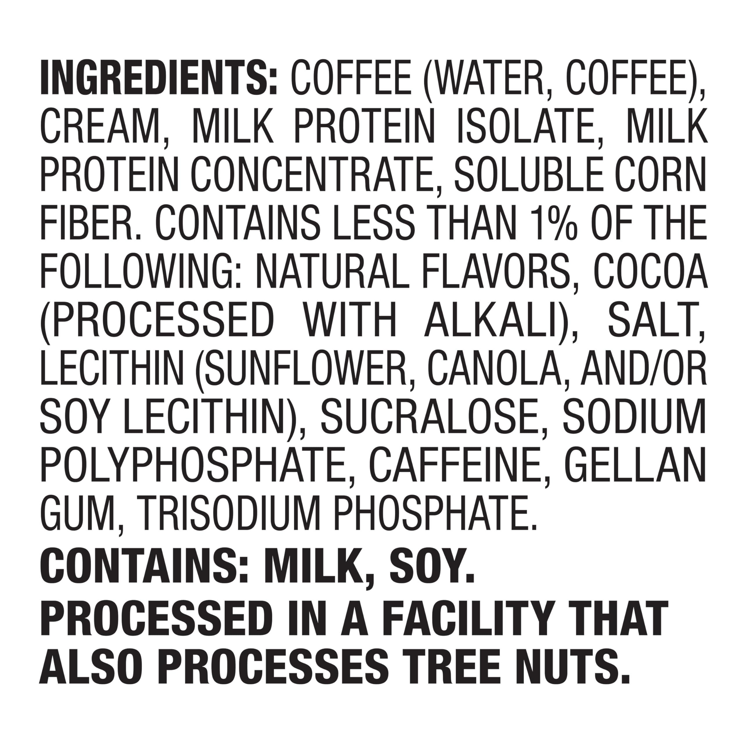 Quest Nutrition Quest Nutrition Iced Coffee, Mocha Latte, 1g of Sugar, 10g of Protein, 90 calories, 200mg of caffeine, 12 Count