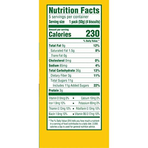 Belvita belVita Toasted Coconut Breakfast Biscuits, 5 Packs (4 Biscuits Per Pack)