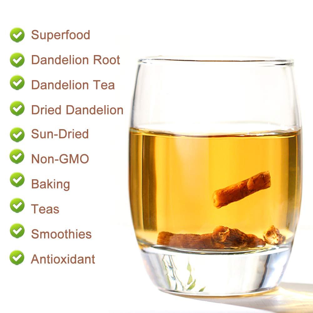Plant Gift Plant Gift 100% Pure Dandelion Root Tea, Detox Tea Dandelion Root Tea 150g/5.29oz
