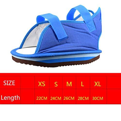 GHzzY GHzzY Post-op Shoe for Broken Toe/Foot Fracture - Unisex Medical Walking Shoe Protection Cast Boot with Adjustable Straps - Non-Slip,L