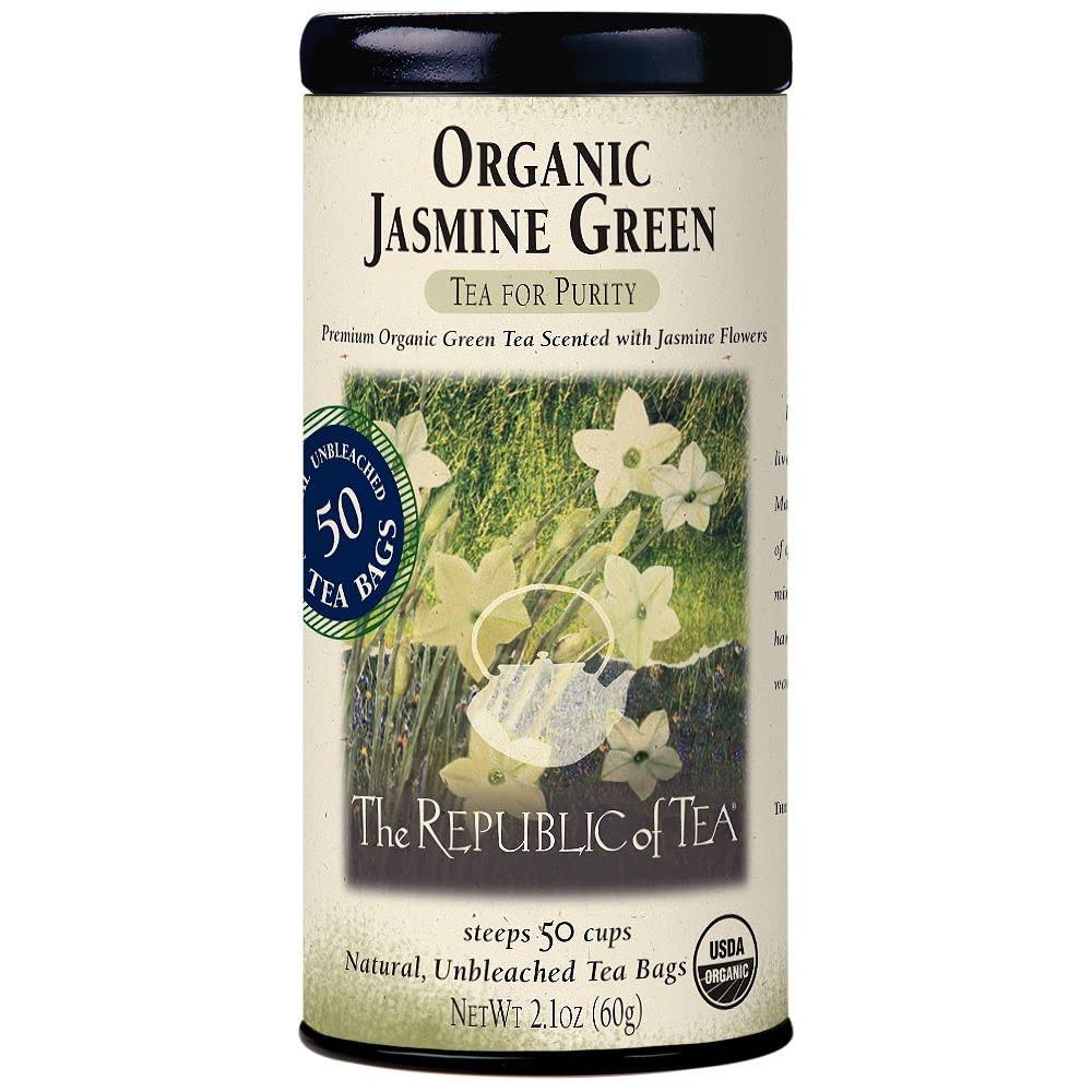 The Republic of Tea The Republic of Tea - Organic Jasmine Green Tea, 50 Tea Bags