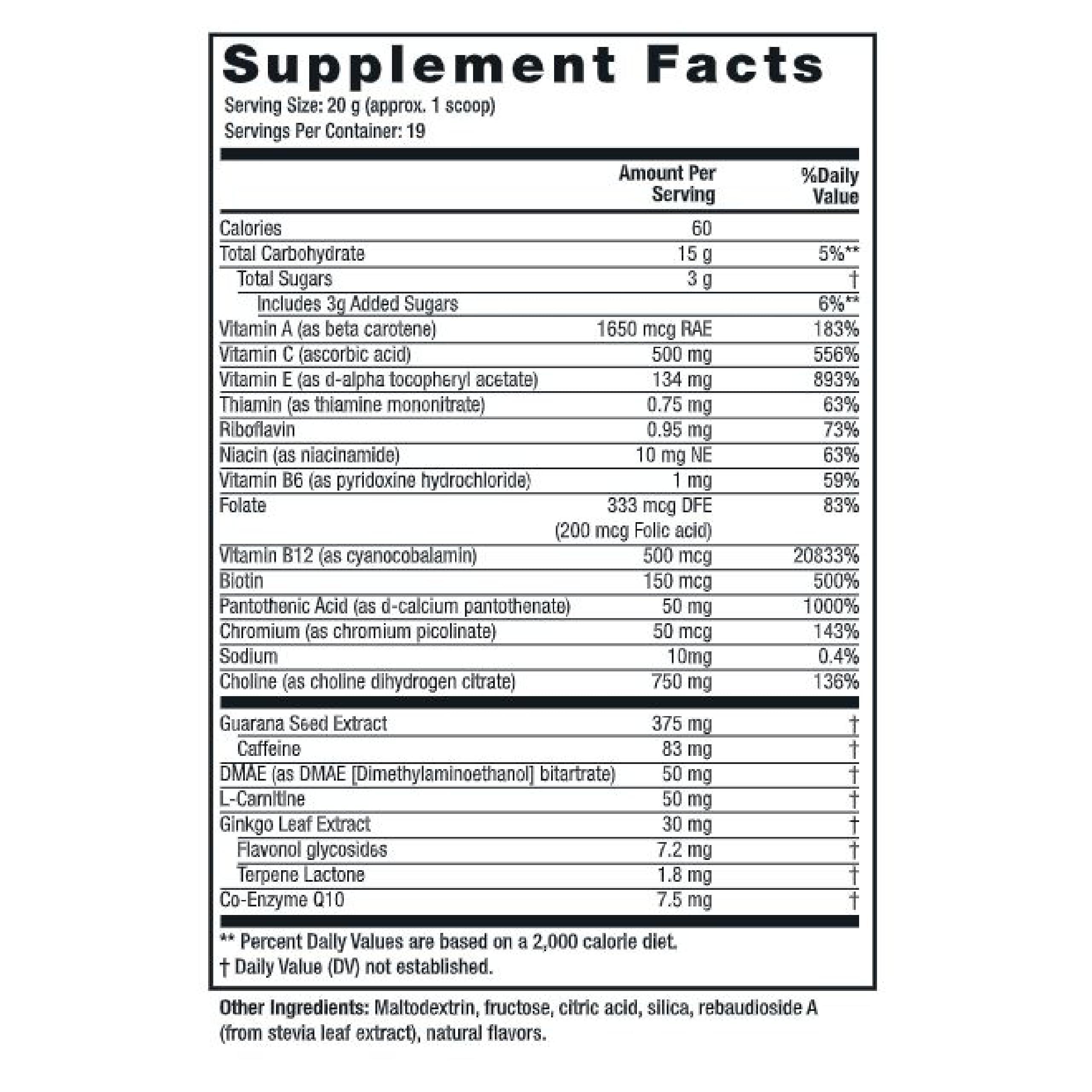 Twinlab Twinlab Choline Cocktail - Brain Health Support - Energy Supplement for Men & Women - 13.33 oz