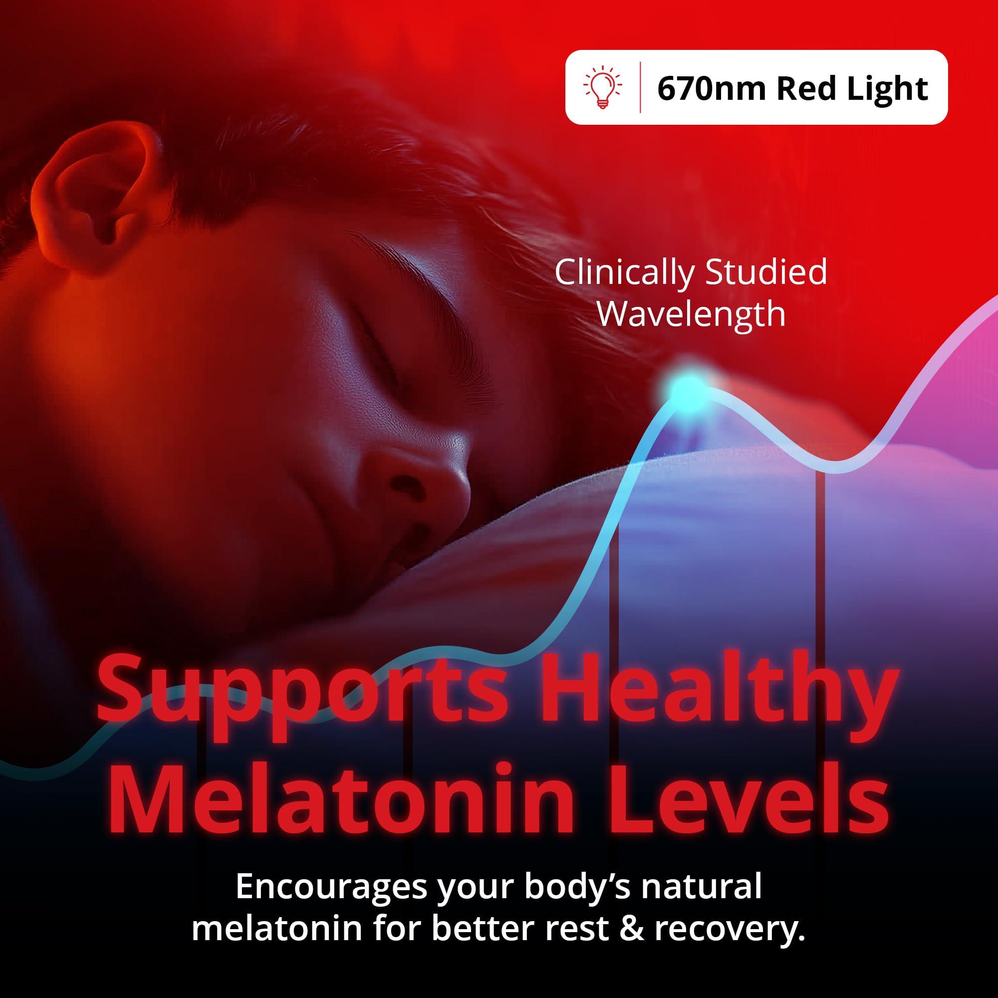 Gamma Light Therapy LLC Revive - 670nm - Red Light Bulb Sleep Therapy by Gamma - Melatonin Promoting Natural Sleep Aid