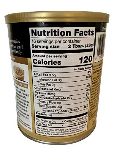 Caffe D'Vita Caffe D'Vita Exotic Spiced Chai Tea Latte - Pack of 2 - Premium Instant 1 lb Mix - Plastic Coffee Measuring Scoop Included