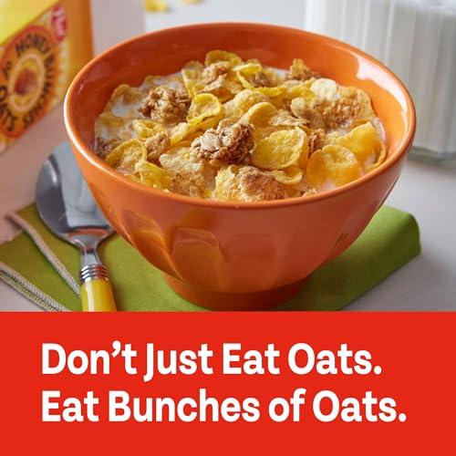 Post Post Honey Bunches of Oats Honey Roasted Breakfast Cereal, Honey Oats Cereal with Granola Clusters, Small Cereal Cup Size for Easy On-The-Go Breakfast, 2 OZ Cereal Cup (Pack of 12)