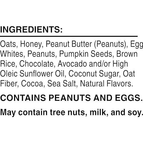 RXBAR RXBAR Nut Butter and Oat Protein Bars, Protein Snacks, Snack Bars, Dark Chocolate Peanut Butter, 23.2oz Box (12 Bars)