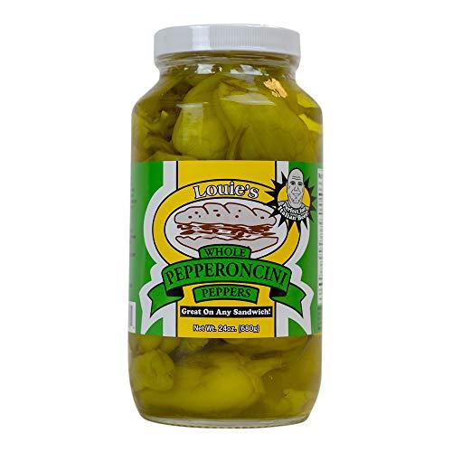Louie's Seasoning Company Louie's Whole Pepperoncini Peppers - 3 Pack (24oz Jars)