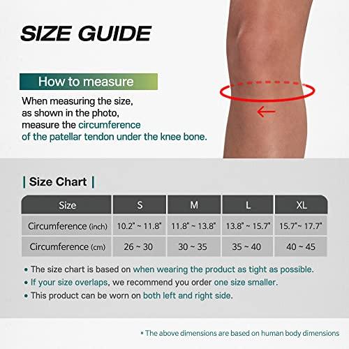 SOZO SOZO Boa Micro Adjustable Knee Brace/Support/Bandage for Knee Injury, Pain, Meniscus Tear, ACL and Arthritis. Knee Support Brace with Patella Gel Pad (Medium)