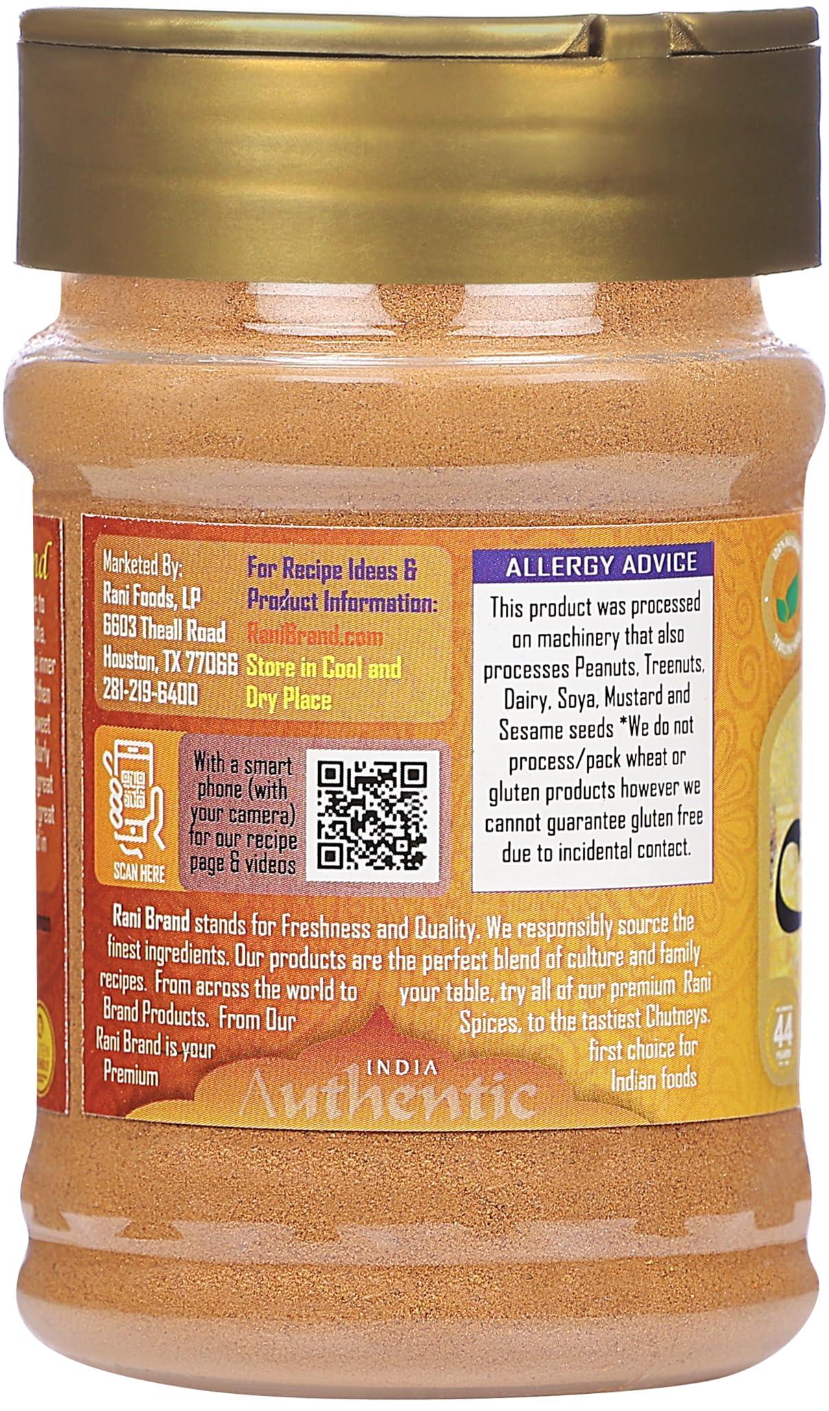 Rani Brand Authentic Indian Products Rani Cinnamon Powder (Ground) Spice 3oz (85g) PET Jar ~ All Natural | Salt-Free | Vegan | No Colors | Gluten Friendly | NON-GMO | Kosher