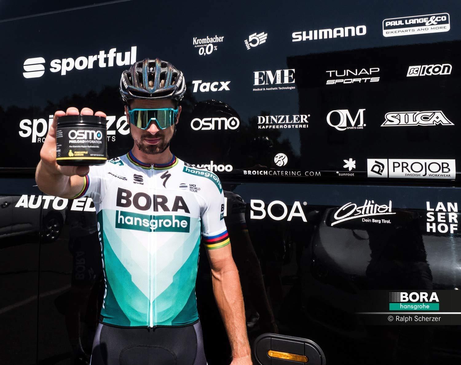 Osmo Osmo Preload Hydration Pre Workout Powder - includes High Sodium Bicarbonate, Magnesium, Potassium, Carbs & Vitamins, Cane Sugar, Natural Ingredients, Beat Cramps & Dehydration - Pineapple Margarita