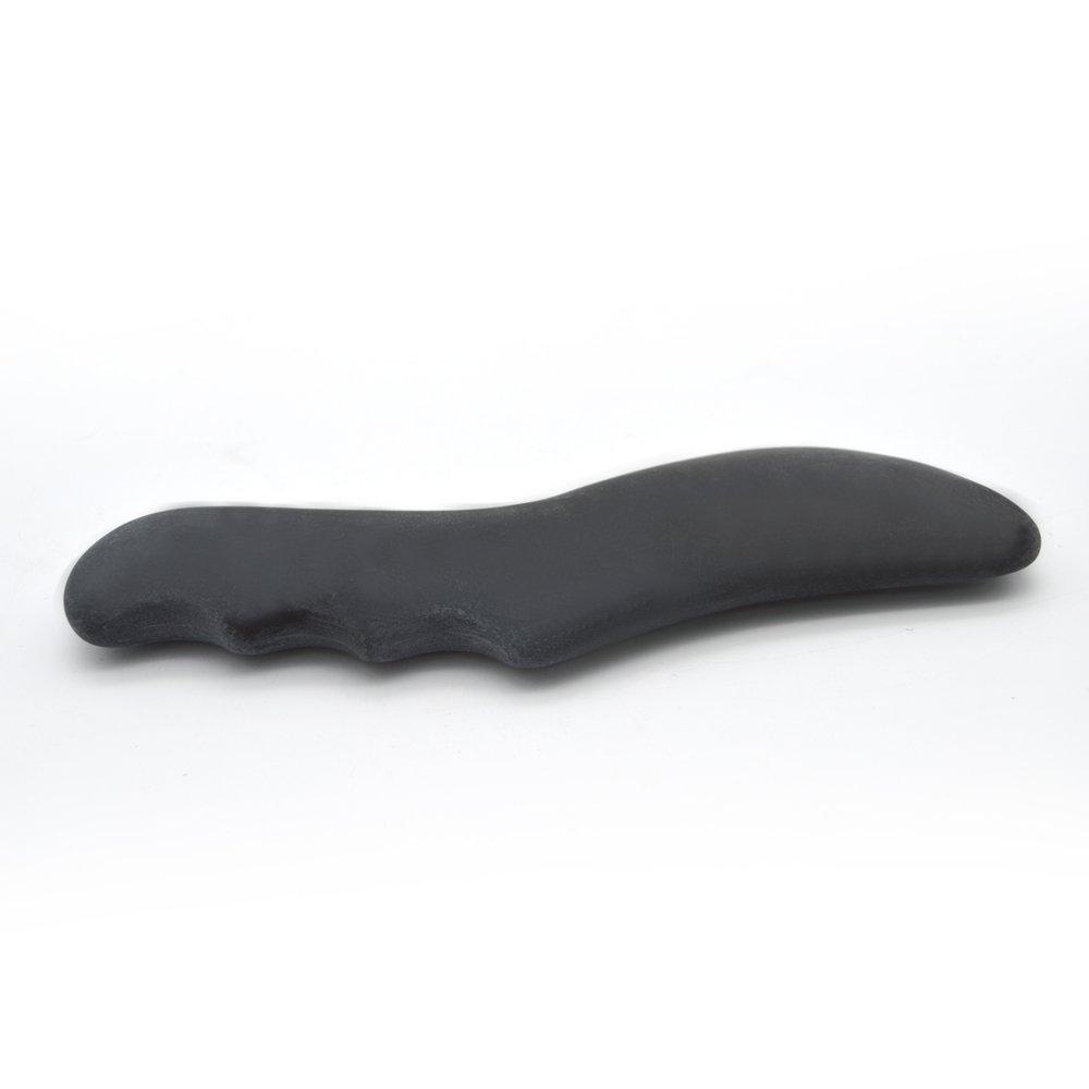 RODEREK Bian Stone Guasha Scraping Massage Tool Natural Water Buffalo Horn Gua Sha Board Helps Reduce Muscle Soreness,Relax Joints(Longer Shape)