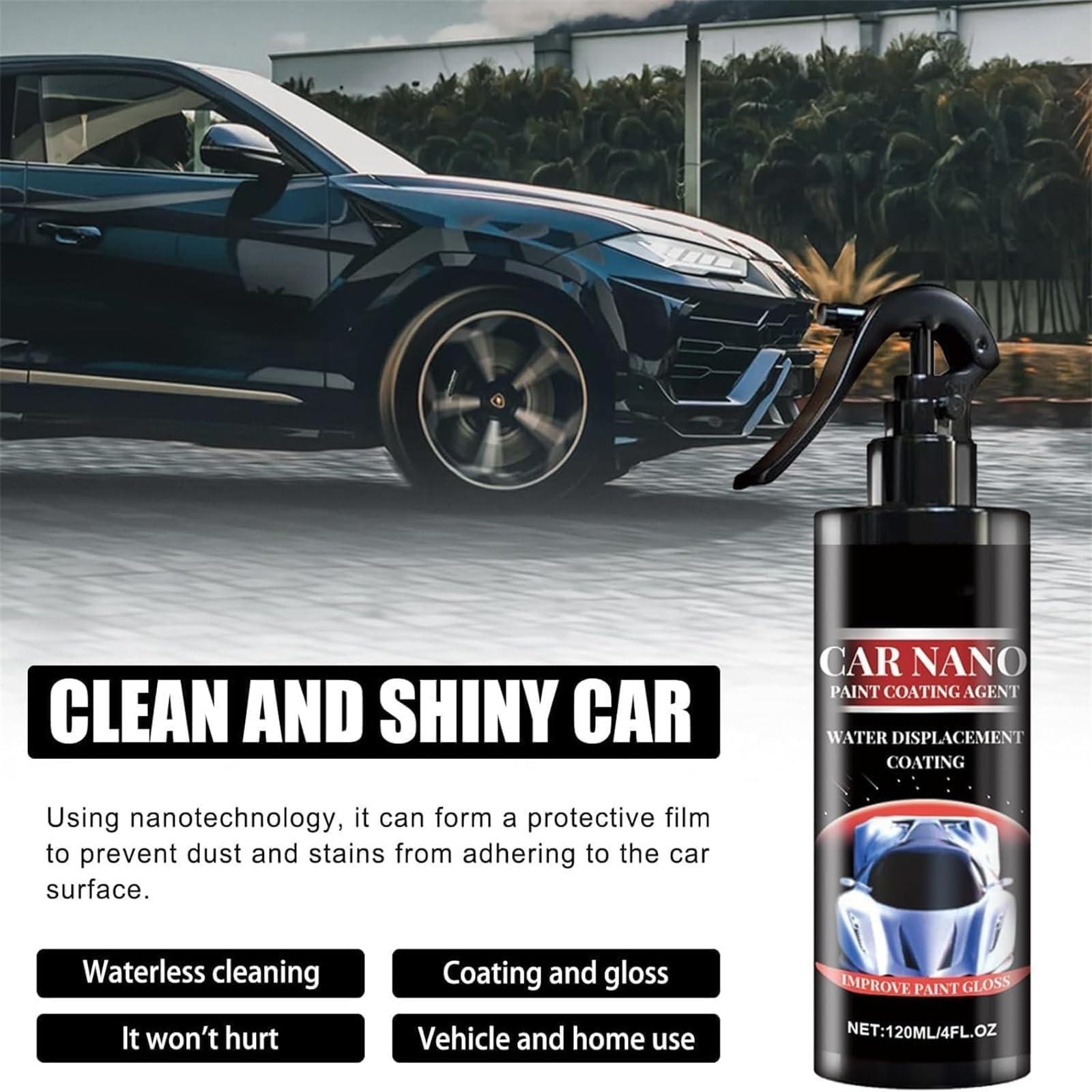 NineLife Basics Nano Car Spray - Scratch Repair & Auto Nano Ceramic Coating Polishing Spray (100ML, 3 PCS)