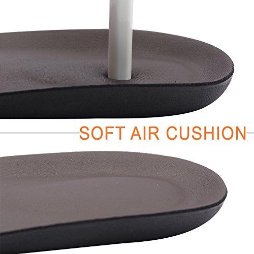 FOOTINSOLE.COM footinsole Heel Cushion Dress Shoe Insoles - Best Shoe Inserts - Leather Brown