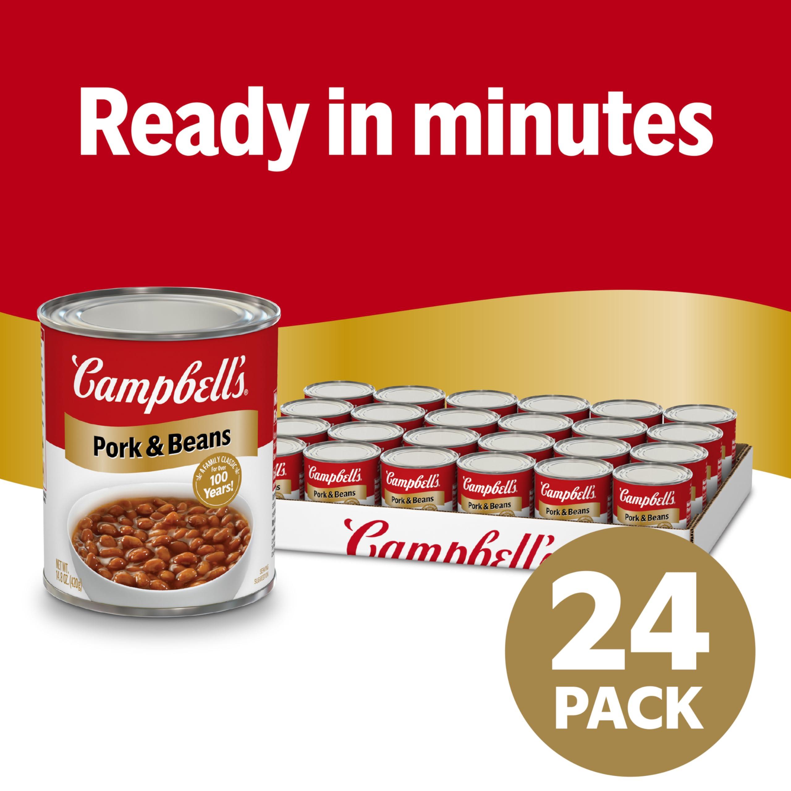Campbell\'s Campbell\'s Pork and Beans 14.8 Ounce Can (Pack of 24)