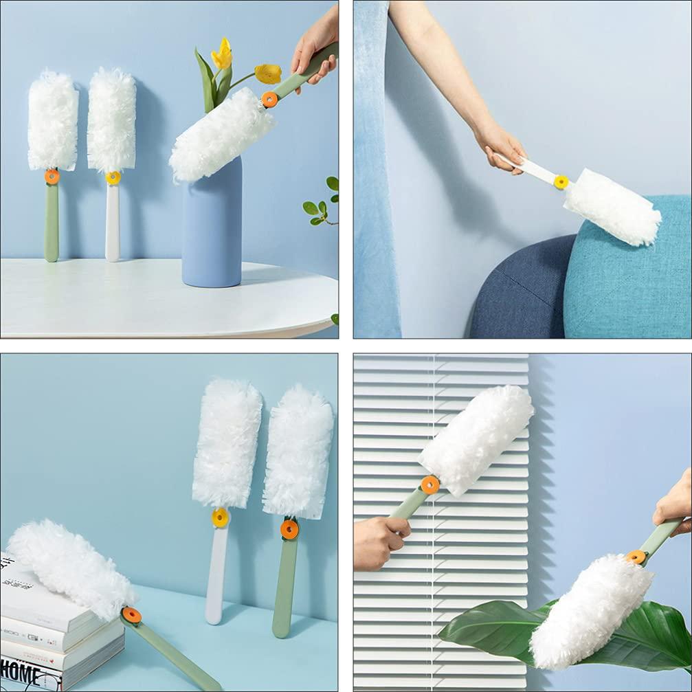 Veemoon Veemoon 1 Set Duster Table Brush Cleaning Dusting Brush Sofa Brush Cleaner Hand Dusting Tool Home Furniture Household Cleaning Tools Carbonate Manual to Rotate Bookshelf