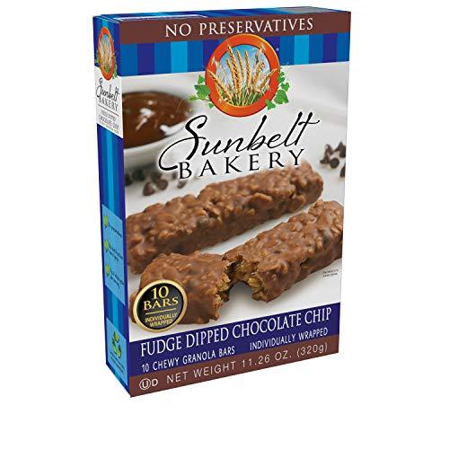 Sunbelt Bakery Sunbelt Bakery Fudge Dipped Chocolate Chip Granola Bars, 10 Bars In Each Box, No Preservatives (2)