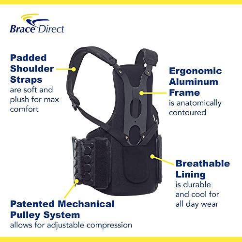 Cybertech Medical Postural Extension Back Straightener Brace - Rigid Posture Corrector Vest for Kyphosis Hunch Relief, Mild Scoliosis Support, and Hunchback or Lordosis Spine Treatment